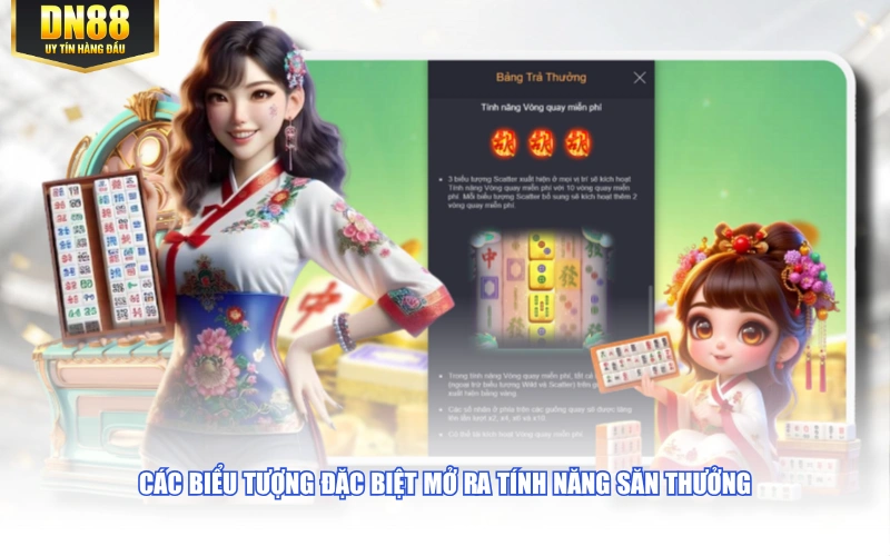 Các biểu tượng đặc biệt mở ra tính năng săn thưởng