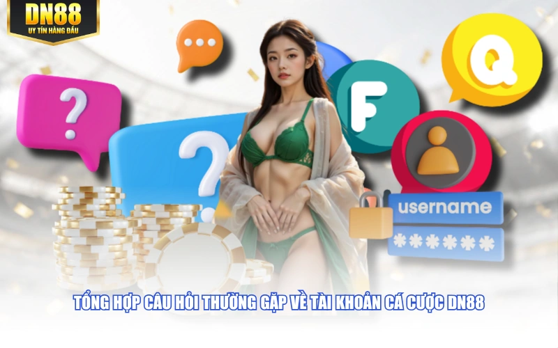 Tổng hợp câu hỏi thường gặp về tài khoản cá cược DN88